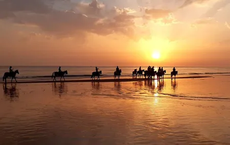 Stunning Sundown Beach Ride on horseback! MINIMUM 2 PARTICIPANTS
