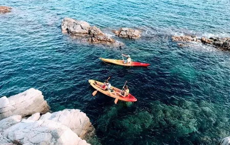 Kayak excursion in Playa de Aro