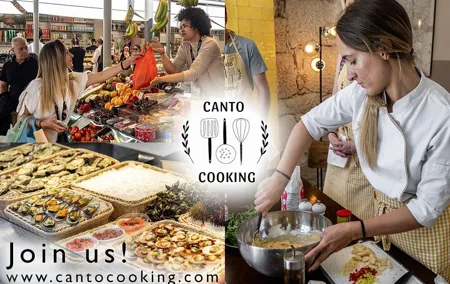 Chef Led Porto Market Tour and Portuguese Tapas Class with Wine