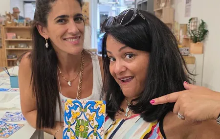 Tile Painting and Cocktails in Downtown Porto
