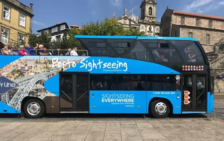 Porto Hop On Hop Off Bus Tour with Wine tasting & Night tour
