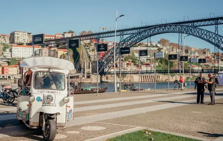 Discover Porto on a 2-Hour Shared Electric TukTuk