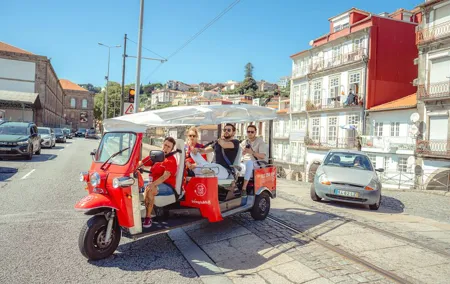 Sunset Tuk Tuk Tour in Porto with Port Wine Toast
