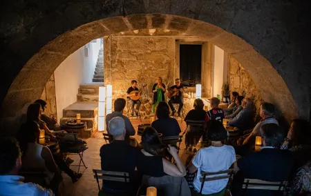 Entrance to The Fado House in São João Novo