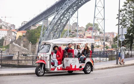 Tuk Tuk Tour Porto Between Bridges And Mysteries 1h