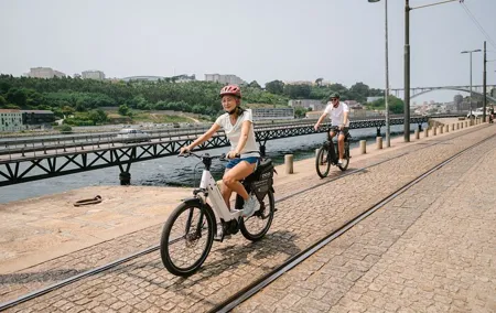 Porto Riverbank E-Bike Tour - Atlantic Coast, Gardens