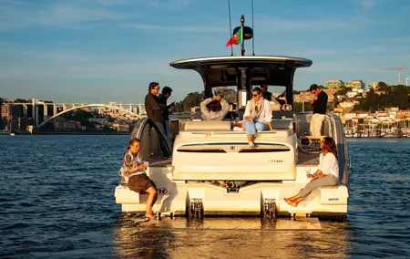 Porto Sunset Cruise on a Private Luxury Yacht in the Douro