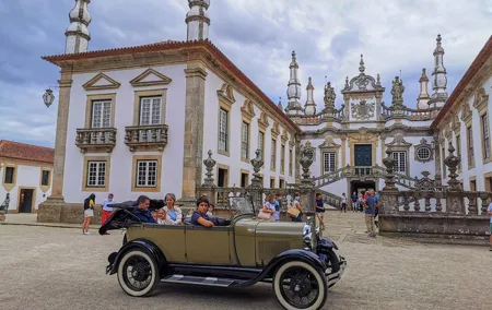 Vintage car ride in Vila Real