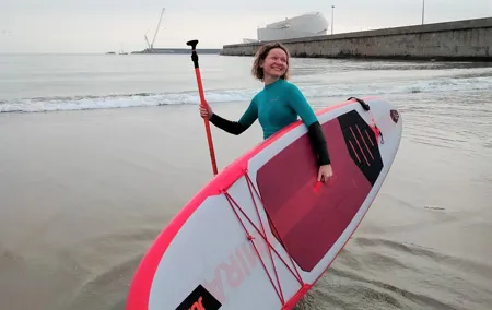 SURF PADDLE Lesson in Matosinhos Beach