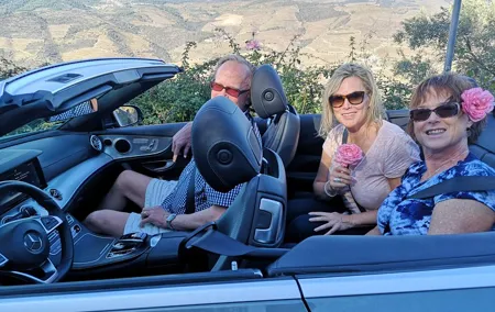 Private Douro Valley in a luxury Convertible Mercedes.