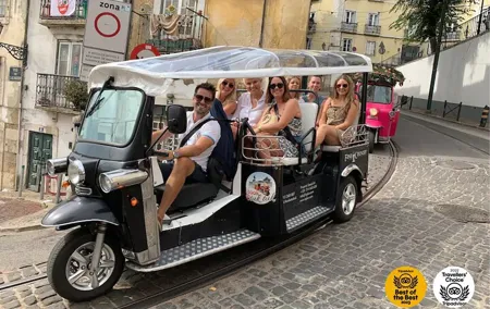 True 4Hour Private Tuk Tuk Tour: Discover Lisbon with a Local!