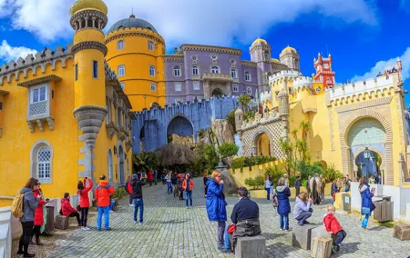From Lisbon: small-group Sintra, Pena, Regaleira, Roca & Cascais