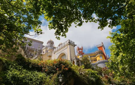Sintra, Pena Palace and Quinta da Regaleira from Lisbon