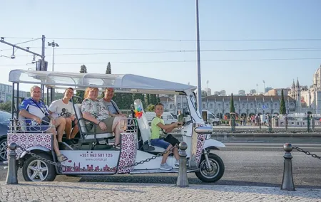 Lisbon Private Tuk Tuk Tour and Hotel Pickup: 2, 3, or 4 Hours