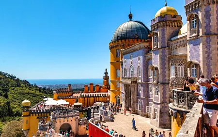 Group Tour to Sintra, Pena, Regaleira, Cabo da Roca & Cascais