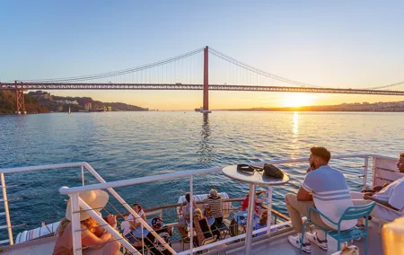 Lisbon Sunset Cruise with Wine and Snacks