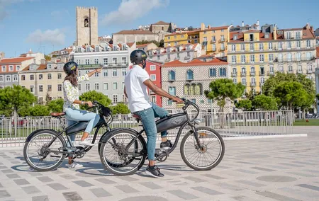 Lisbon E-Bike Tour Commerce Square, Mouraria and Alfama