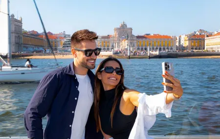 Boat ride in Tagus river