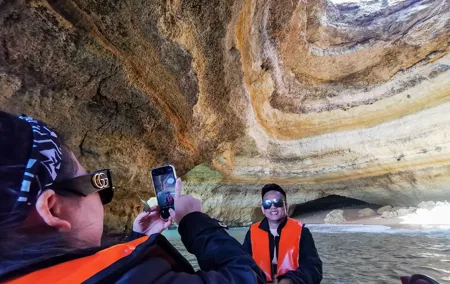 Algarve Private Tour from Lisbon with Benagil Caves Boat Trip