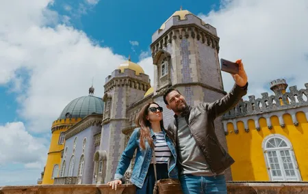 Sintra, Pena Palace, Cabo da Roca and Cascais from Lisbon