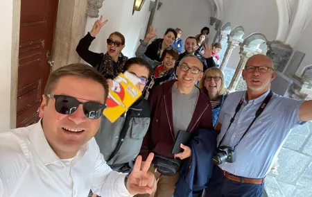 Lisbon to Sintra Pena & Regaleira guided tour in 8pax group