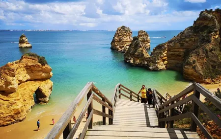 Lisbon to Algarve Private Tour: Benagil Caves Cruise & Top Sights