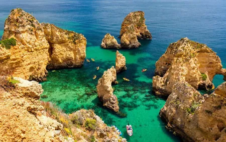 Private Algarve Day Trip from Lisbon:Benagil Cave,Lagos&Boat Tour
