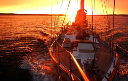 Lisbon - Daylight or Sunset on a Vintage Sailboat
