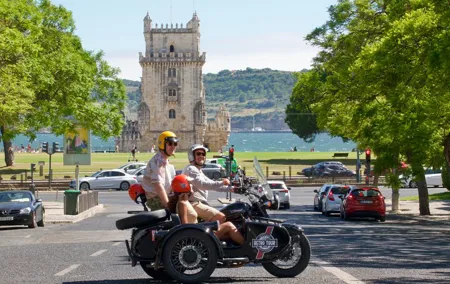 Lisbon: Belem Motorcycle Side-car Tour