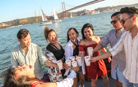Lisbon Booze Cruise with Live DJ and Open Bar