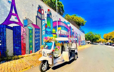 Lisbon Historic Tuk Tuk Adventure with Free Polaroid Pictures