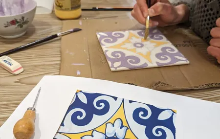 Tile Painting Workshop
