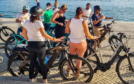 Lisbon from E-Bike to Belem with tasting of Pastel de Belem