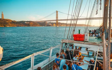 Lisbon Boat Party with Views, and Sunset Sailing