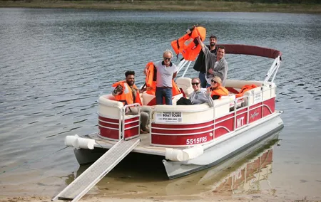 Boat tours in the Óbidos Lagoon