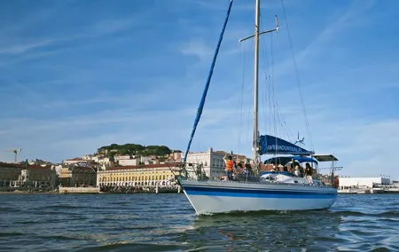 Sunset Sailboat Tejo River Tour 2h