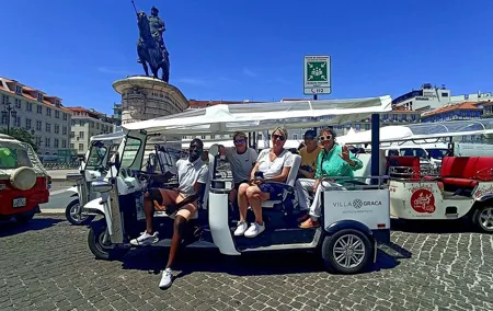 Lisbon Half Day Sightseeing Tour on a Private Eco Tuk Tuk