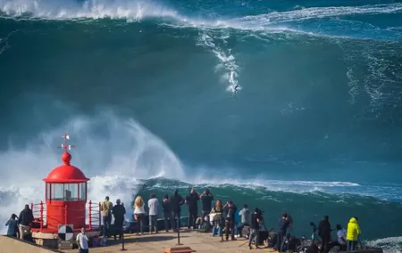 Nazare Waves, Obidos and Fatima Tour
