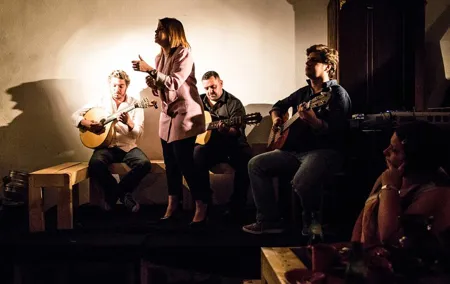 Lisbon Small Group Guided Tour and Fado Show with Dinner and Wine