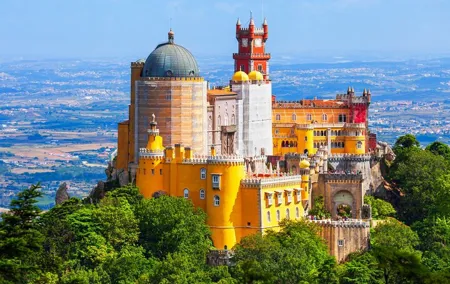 Pena Palace in Sintra, Cascais, Estoril Private Tour from Lisbon