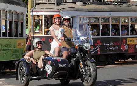 Lisbon: Historic Motorcycle Sidecar Tour