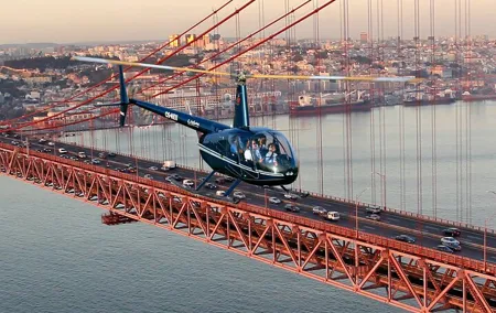 Private Helicopter Tour of Lisbon with Unique Views