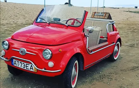 Lisbon by Fiat 500 convertible!!