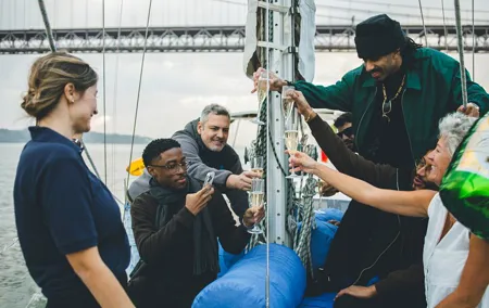 Lisbon: Sunset Sailboat Tour on the Tagus River + Welcome Drink