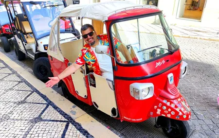 Full panoramic tour in Lisbon 4h to 5h in Tuktuk Piaggio