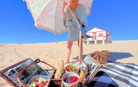 Lisbon Brunch Beach Picnic with Beach Set-up and Transfers