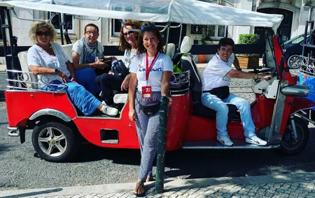 Tour of the 7 hills in electric tuk-tuk