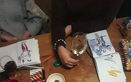 Art & Sip with Live Model