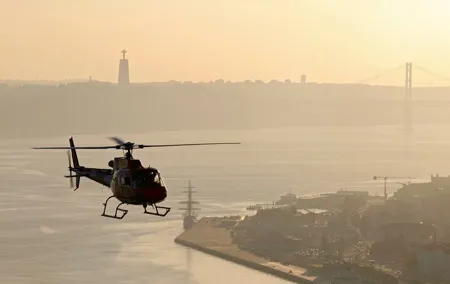 4-hour tour of Lisbon and Helicopter Ride.