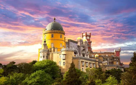 Sintra:Pena Palace,Mo Castle, Qta.Regaleira ,Cabo da Roca&Cascais
